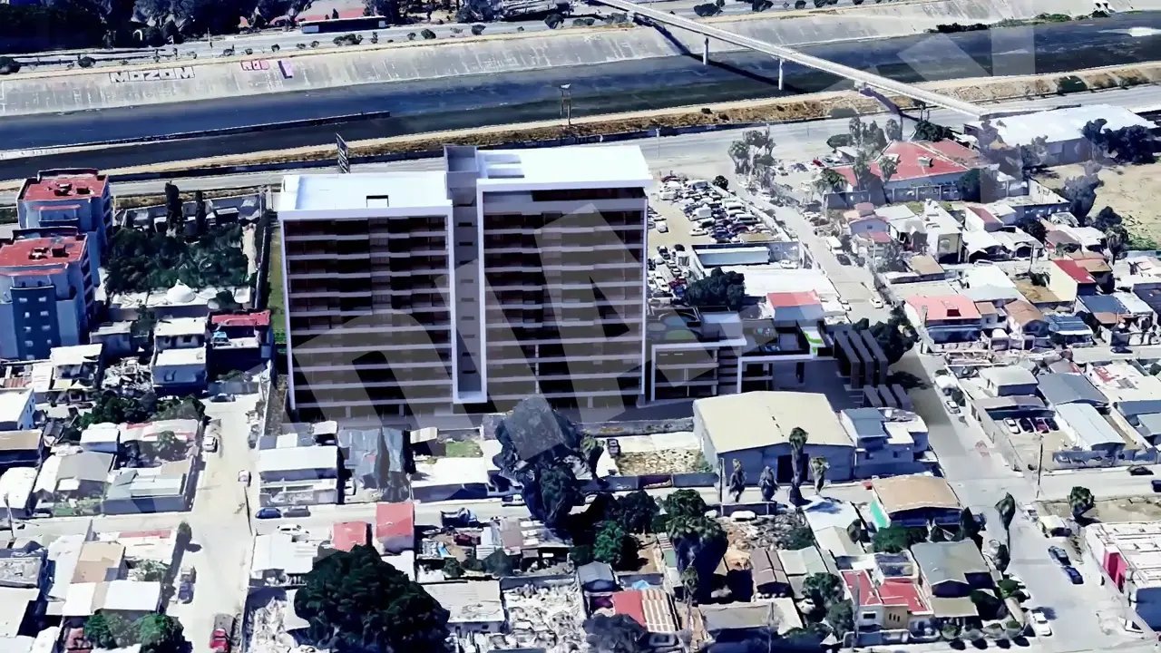 Vista aérea del edificio DEMO RESIDENCES